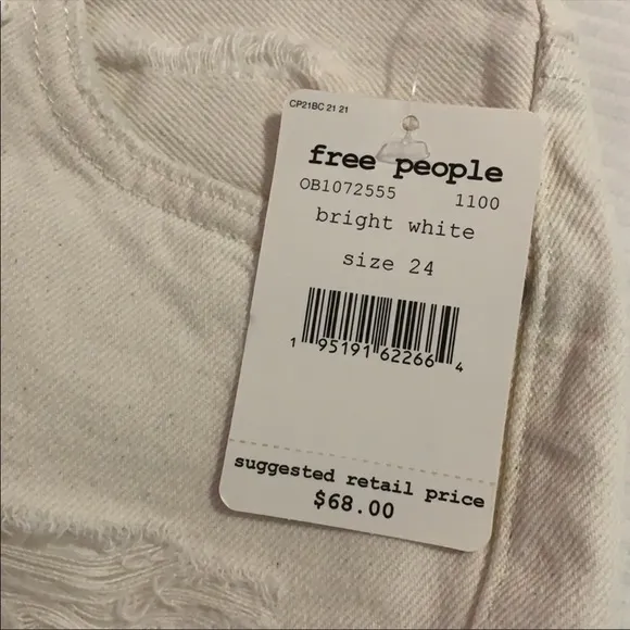 Free People Makai Ripped Cutoff Denim Shorts