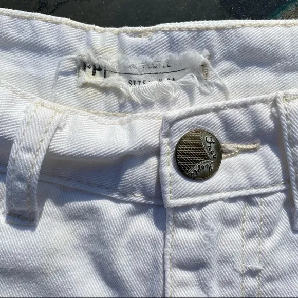 Free People Makai Ripped Cutoff Denim Shorts