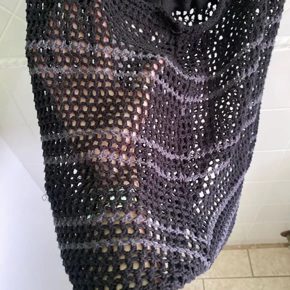 Free People Montauk Dunes Crochet Sweater Shorts
