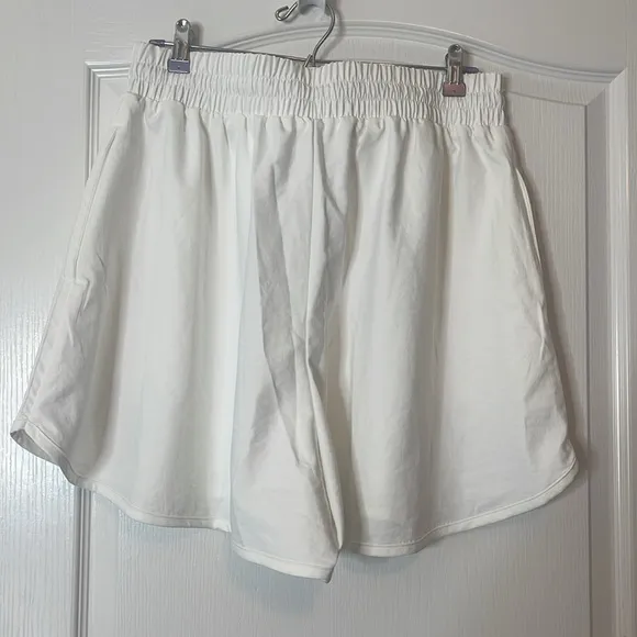 Free People Movement Athletic Gym Shorts White XL