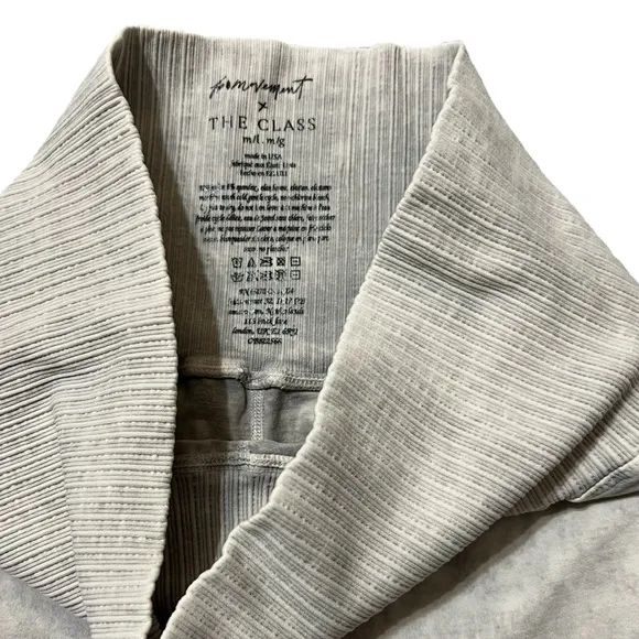 Free People Movement Good Karma Shorts M/L Ice Gray NWOT