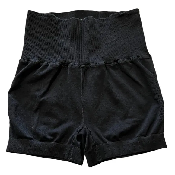 Free People Movement Good Karma Shorts XS/S Black NWOT