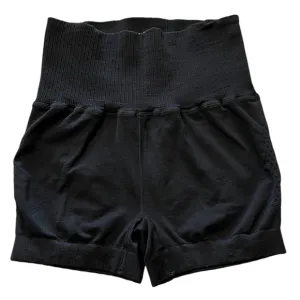 Free People Movement Good Karma Shorts XS/S Black NWOT