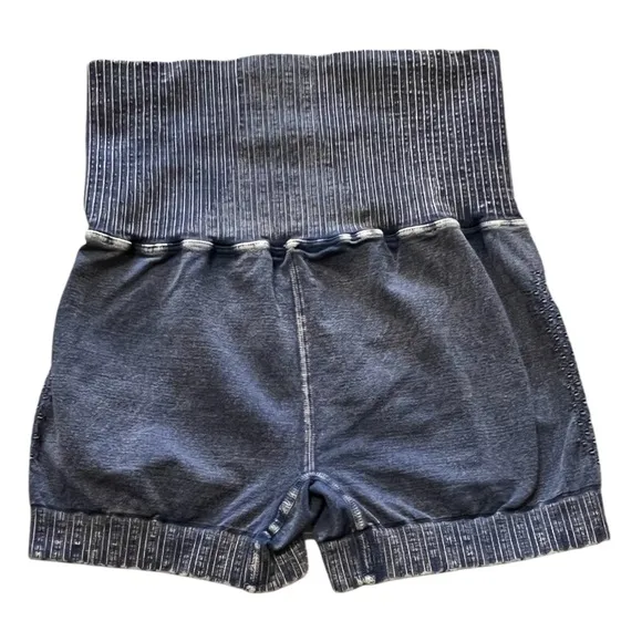 Free People Movement Good Karma Shorts XS/S Deepest Navy NWOT