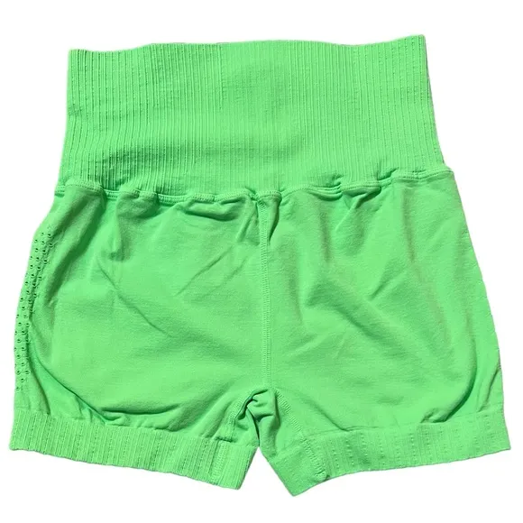 Free People Movement Good Karma Shorts XS/S Fresh Cut Green NWOT