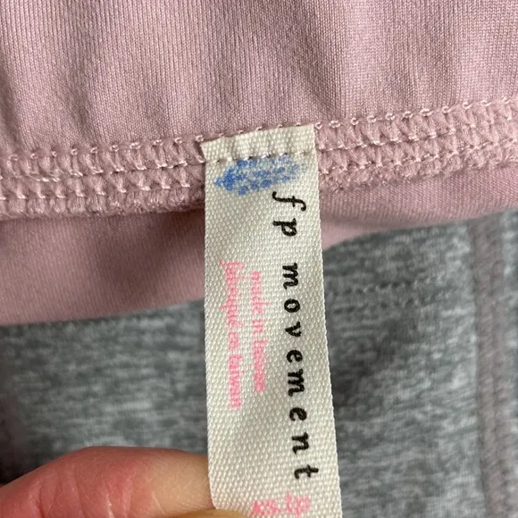 Free People Movement Hang Time Biker Shorts XS Bundle Gray Pink Workout Summer