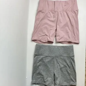 Free People Movement Hang Time Biker Shorts XS Bundle Gray Pink Workout Summer