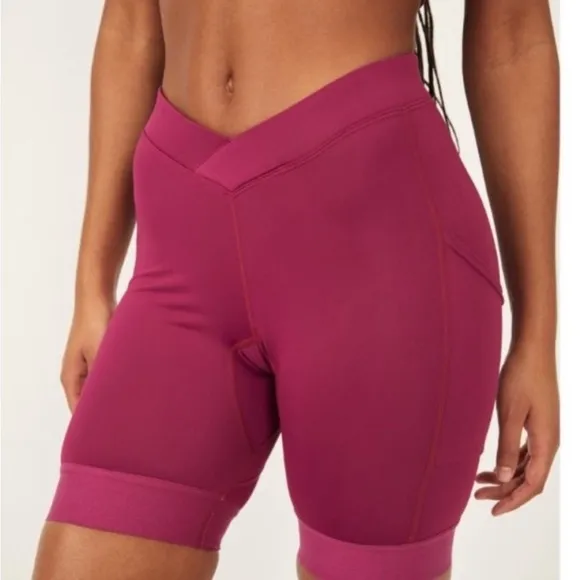 Free People Movement In The Saddle Bike Shorts in Aubergine Size XS