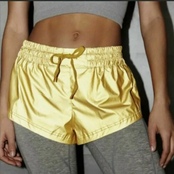 Free people Movement moonlight reflective shorts