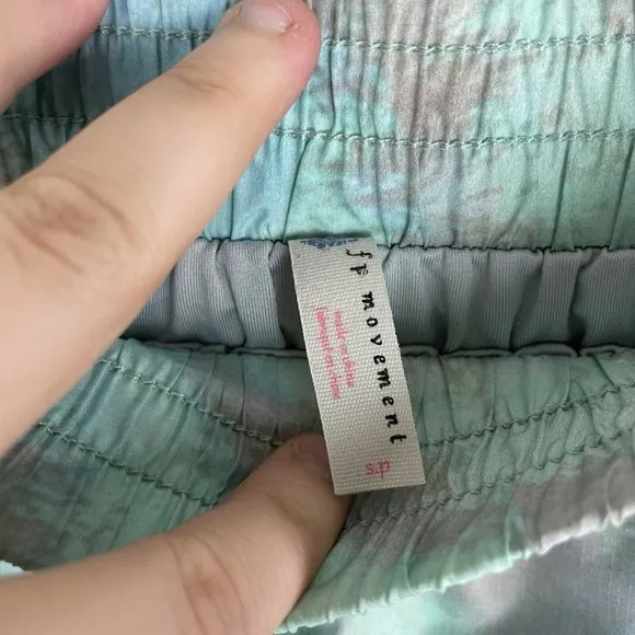 Free People Movement To Dye For Shorts Mist Green