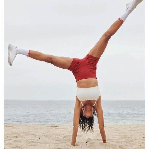 FREE People Movement Wave Rider Shorts In Red