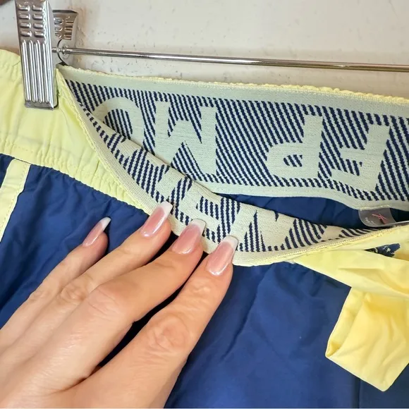 Free People Movement Women’s Right Hook Boxer Atlantic Blue Shorts Size M NEW