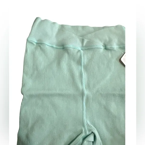 Free People || NWT || Free Throw Turquoise Mint Biker Shorts