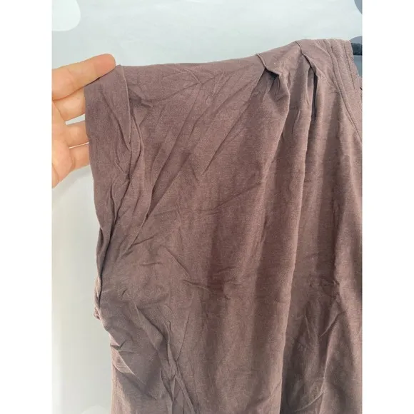 Free People NWT Perfect Pima Boxer Set 2 Piece Top and Shorts Cocoa Bean L New