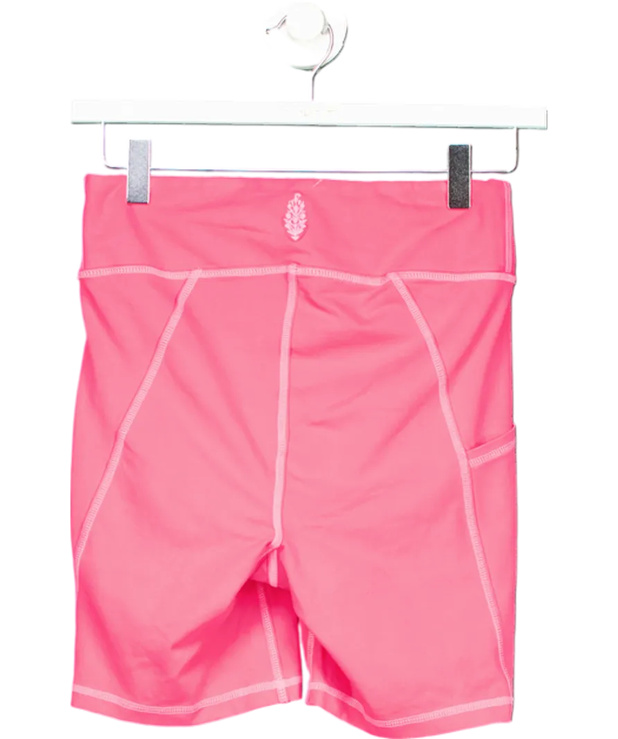 Free People Pink Never Better 5" Bike Shorts UK S