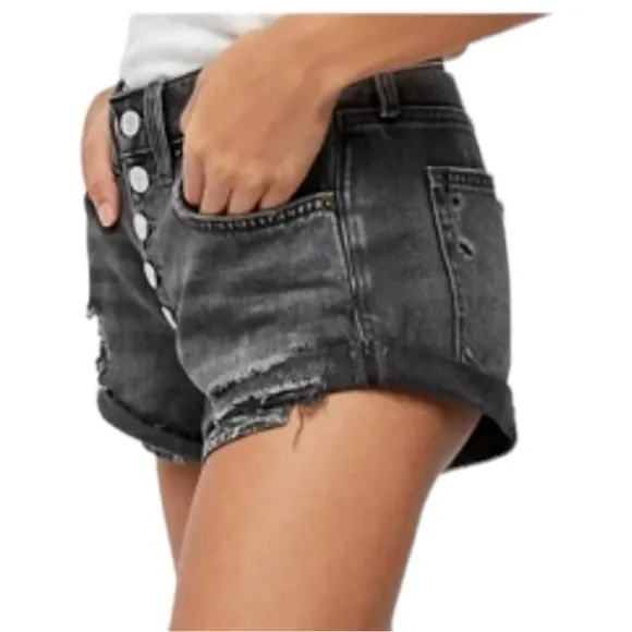 FREE PEOPLE Romeo Rolled Cut Off Shorts Size 29