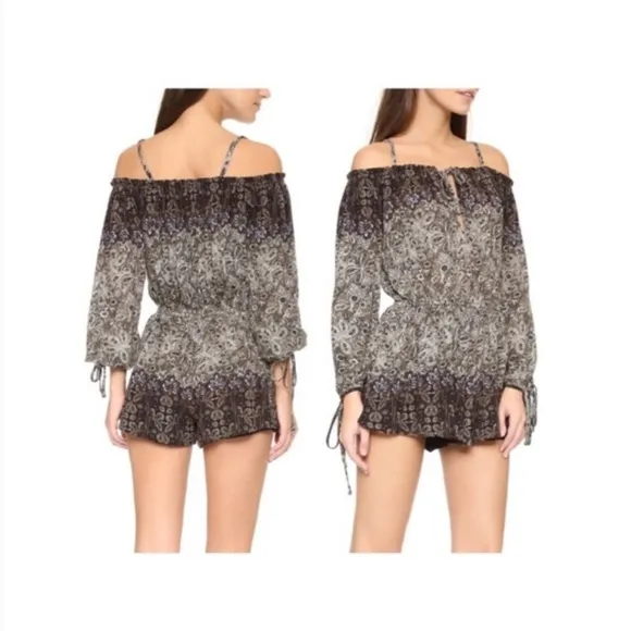 Free People So Divine Off the Shoulder Romper