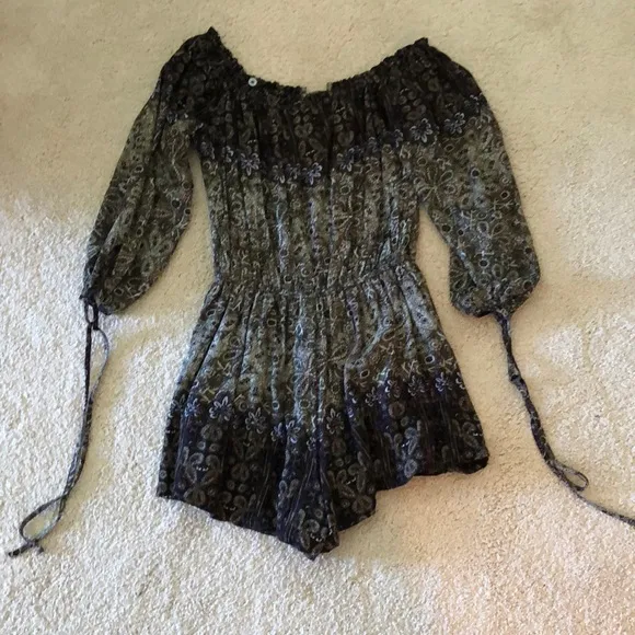 Free People So Divine Off the Shoulder Romper