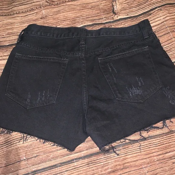 Free People “Sofia” black shorts 29