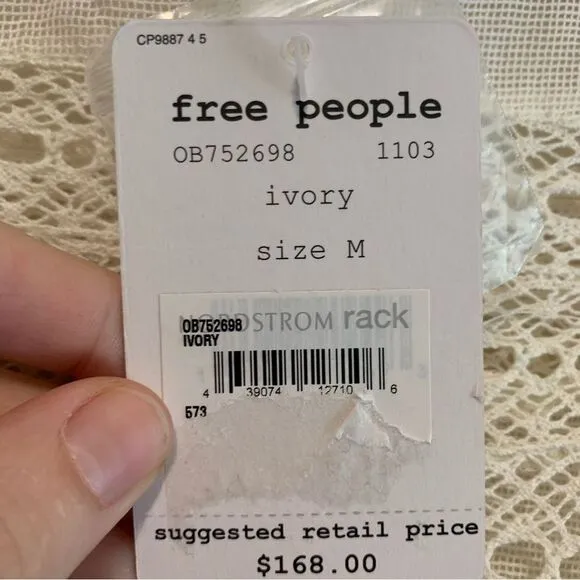 Free People Sweet Sunny Days gauze tunic dress ivory size medium