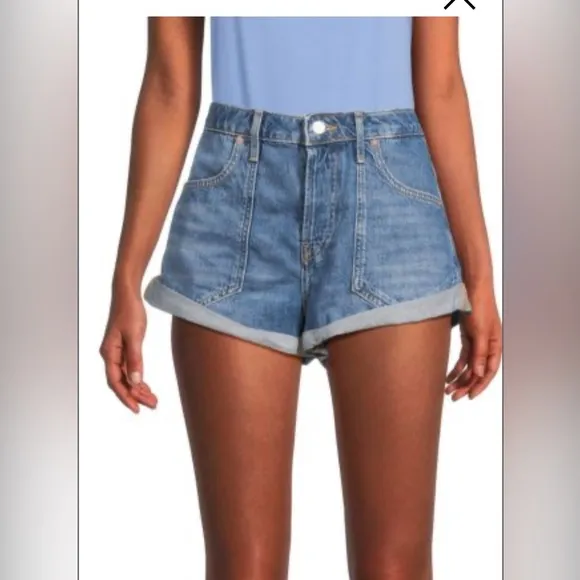 Free People We The Free Beginner’s Luck Jean Shorts