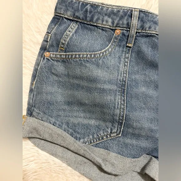 Free People We The Free Beginner’s Luck Jean Shorts