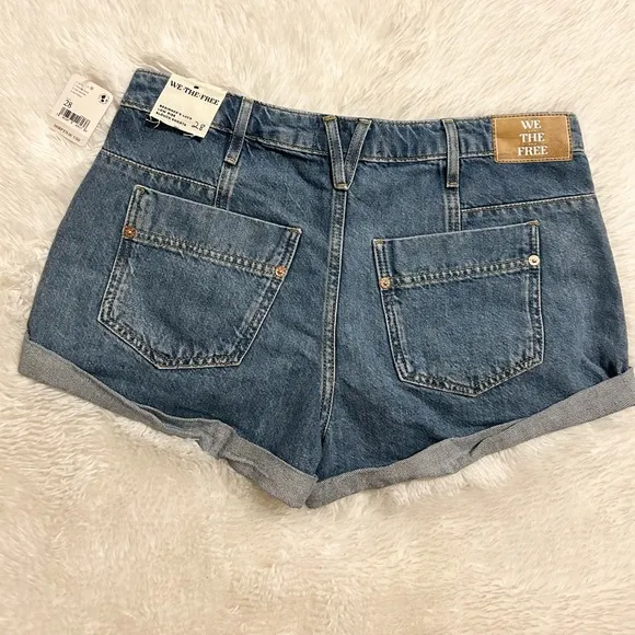 Free People We The Free Beginner’s Luck Jean Shorts