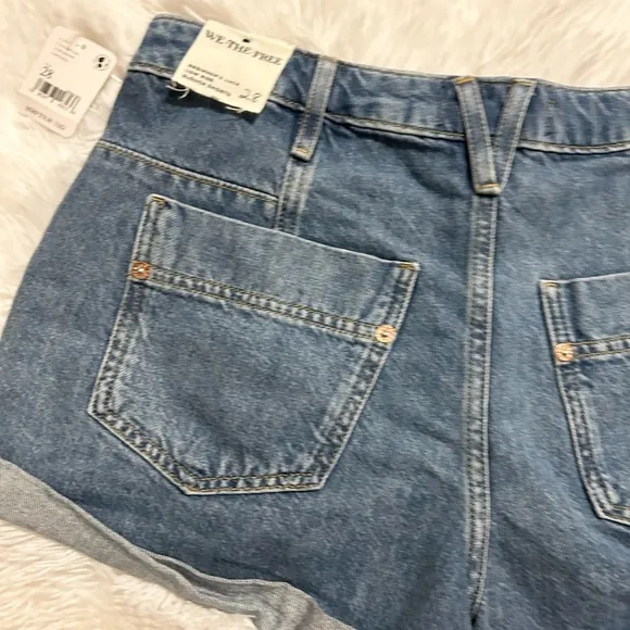 Free People We The Free Beginner’s Luck Jean Shorts
