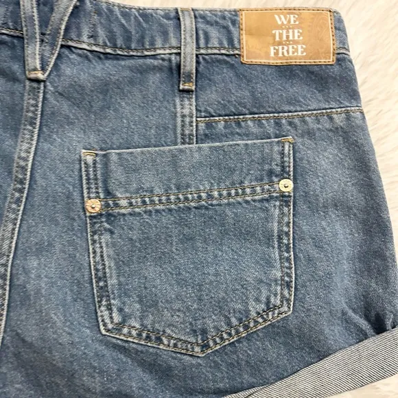 Free People We The Free Beginner’s Luck Jean Shorts