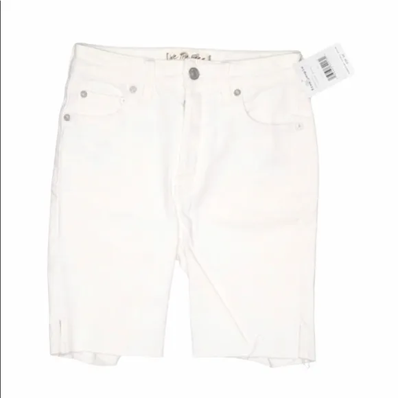 FREE PEOPLE WE THE FREE BERMUDA DENIM SHORTS 24