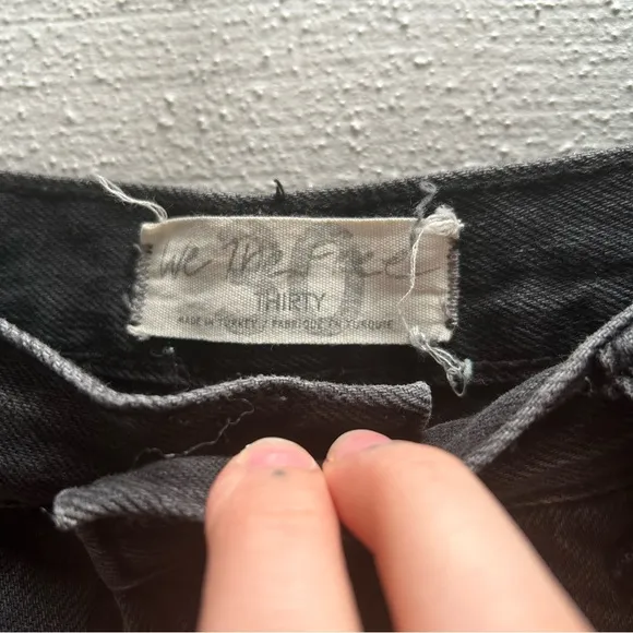 Free People We The Free Distressed Denim Shorts