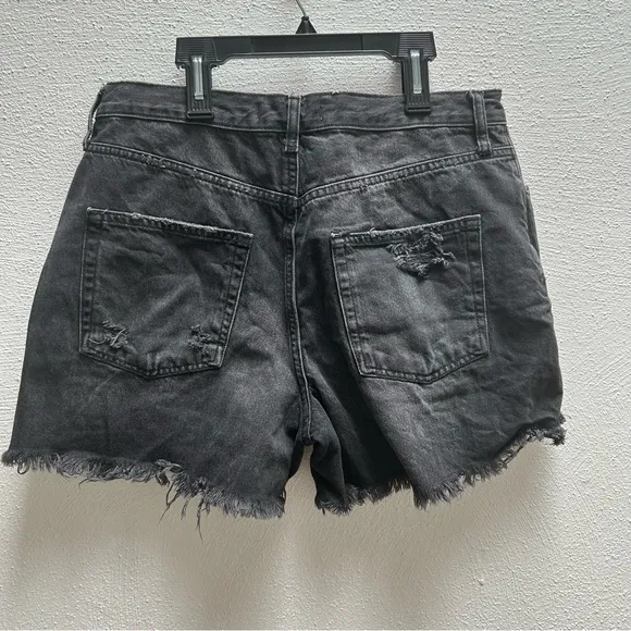 Free People We The Free Distressed Denim Shorts