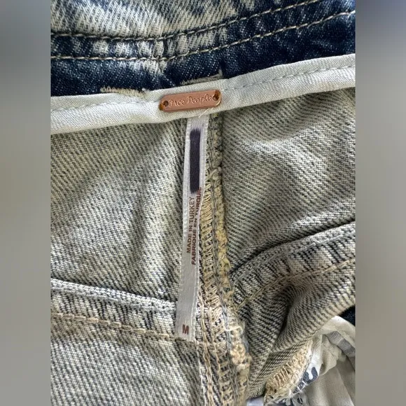 Free People We The Free Nelson Denim Harem Short ~ NWOT