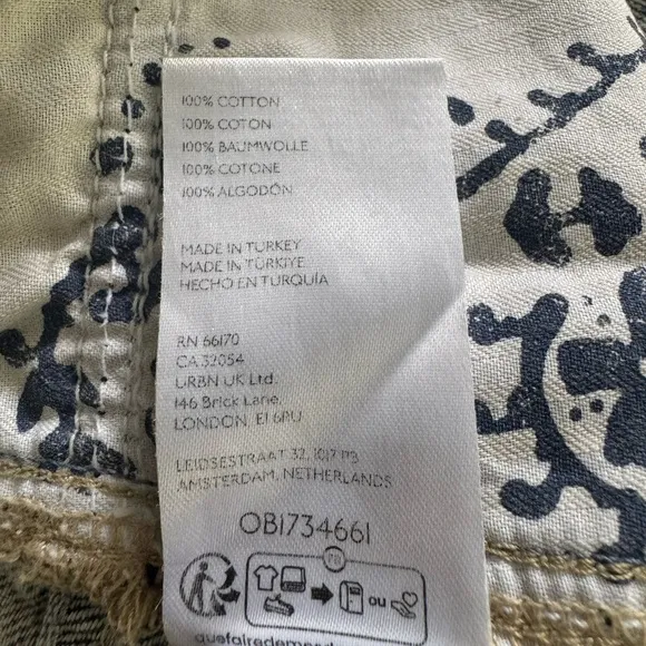 Free People We The Free Nelson Denim Harem Short ~ NWOT