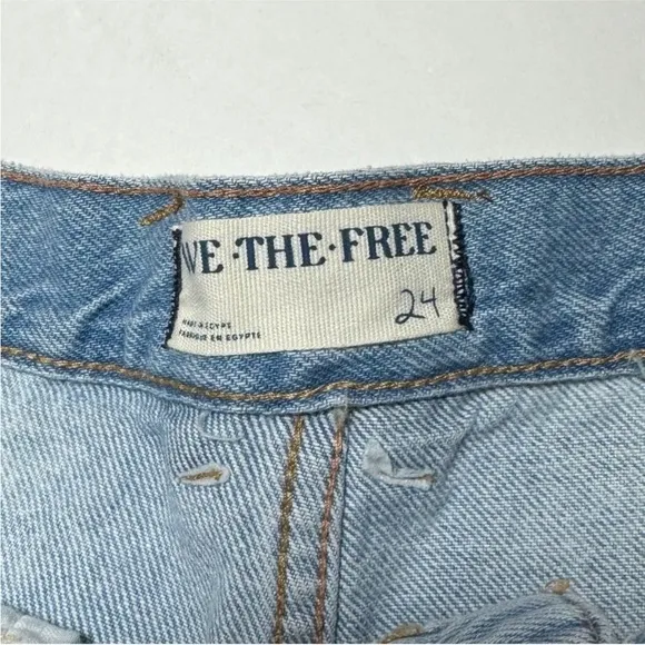Free People We The Free Now or Never Denim Shorts in Moon Rise
