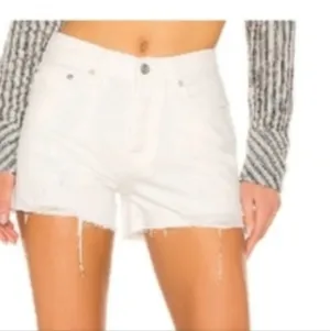 Free People we the free Sofia distressed button fly shorts