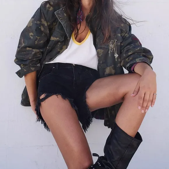 Free people Westwood Hi-Low Shorts