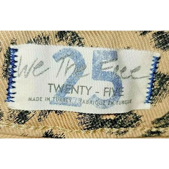 Free People We The Free Cheetah Cutoff Shorts Size 25 Denim NWT $88