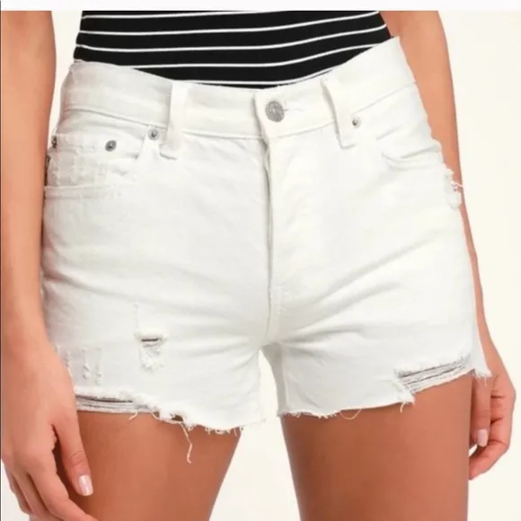 FREE PEOPLE White Out shorts