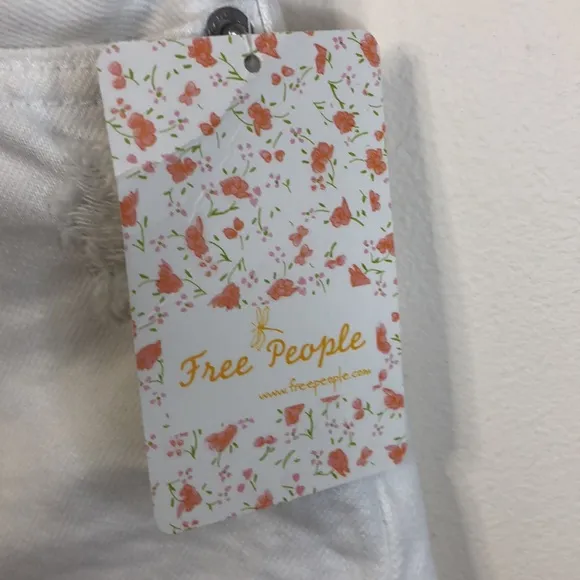 FREE PEOPLE White Out shorts