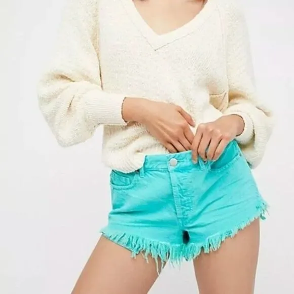 Free People Soft &amp; Relaxed Cut Off Shorts