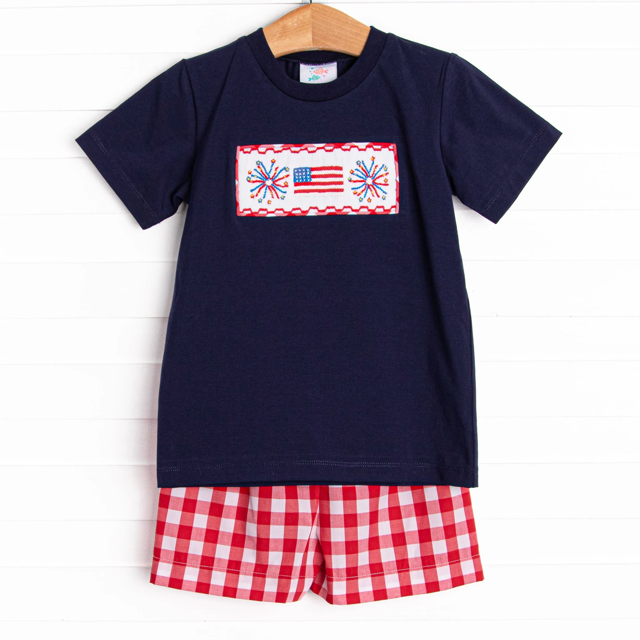 Free to Sparkle Short Set, Navy