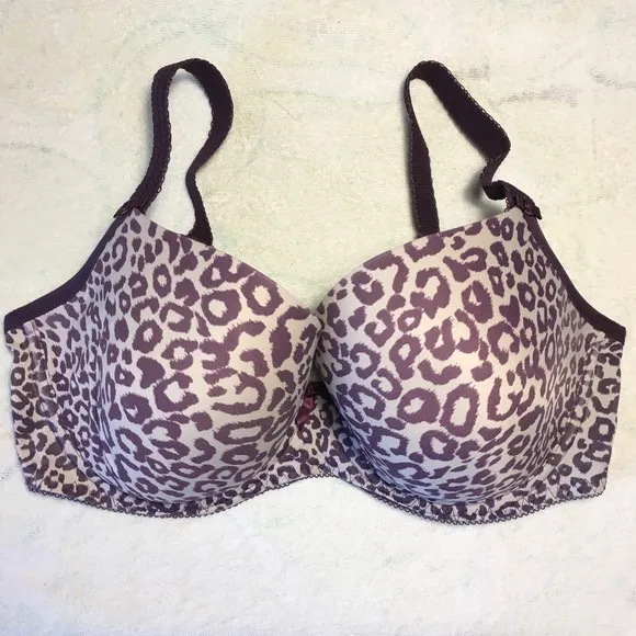 Freya Freda Deco Purple Leopard Print Set
