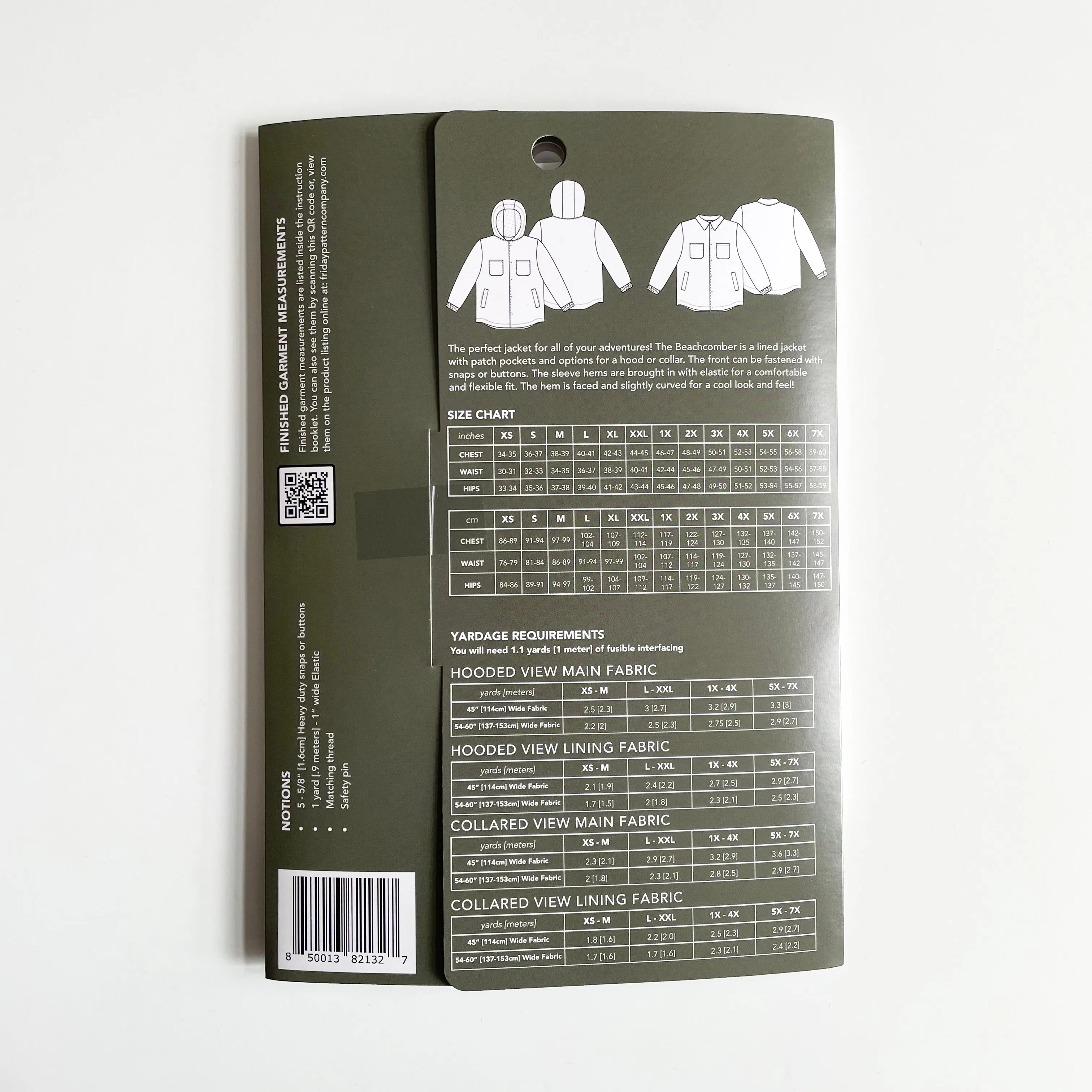 Friday Pattern Company : The Beachcomber Jacket