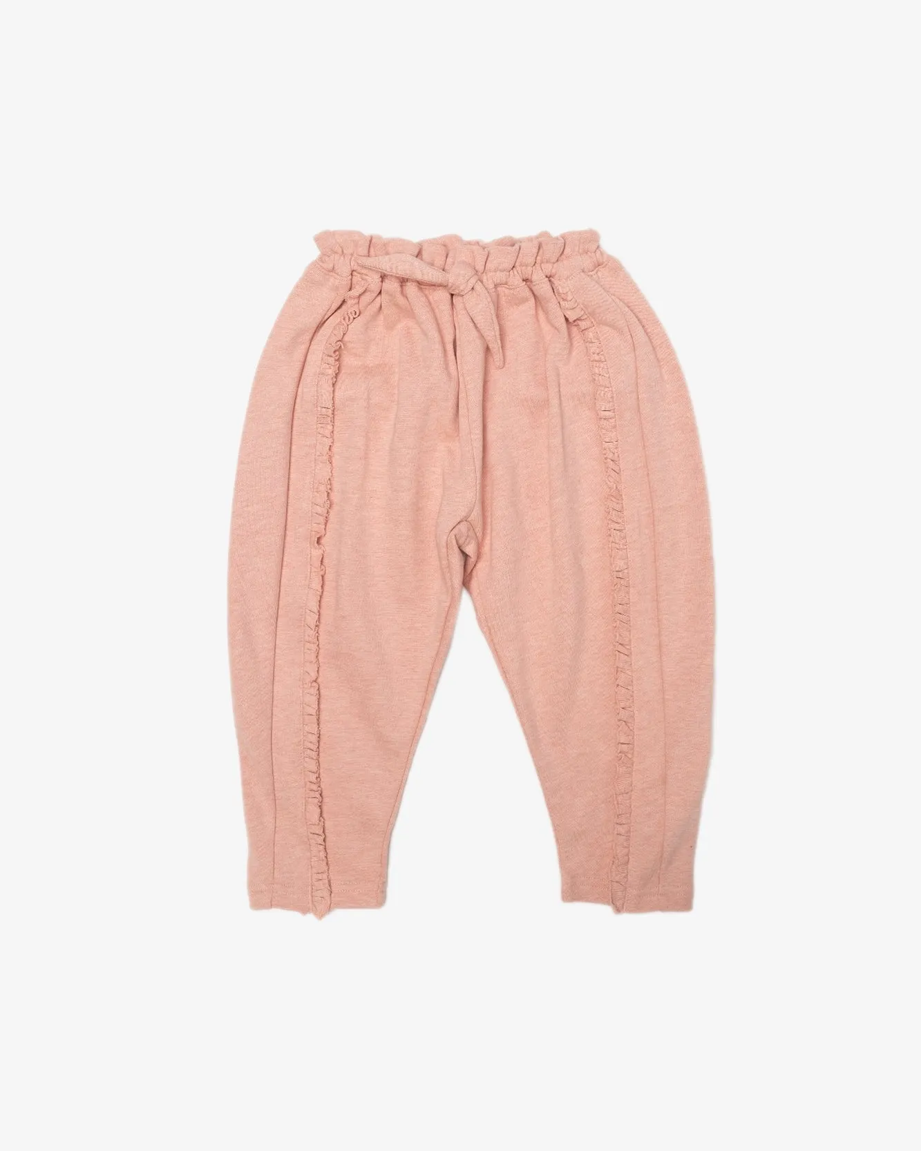Frill Trim Pegged Pants