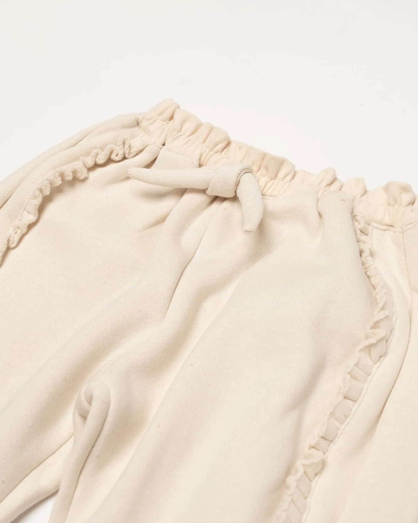 Frill Trim Pegged Pants