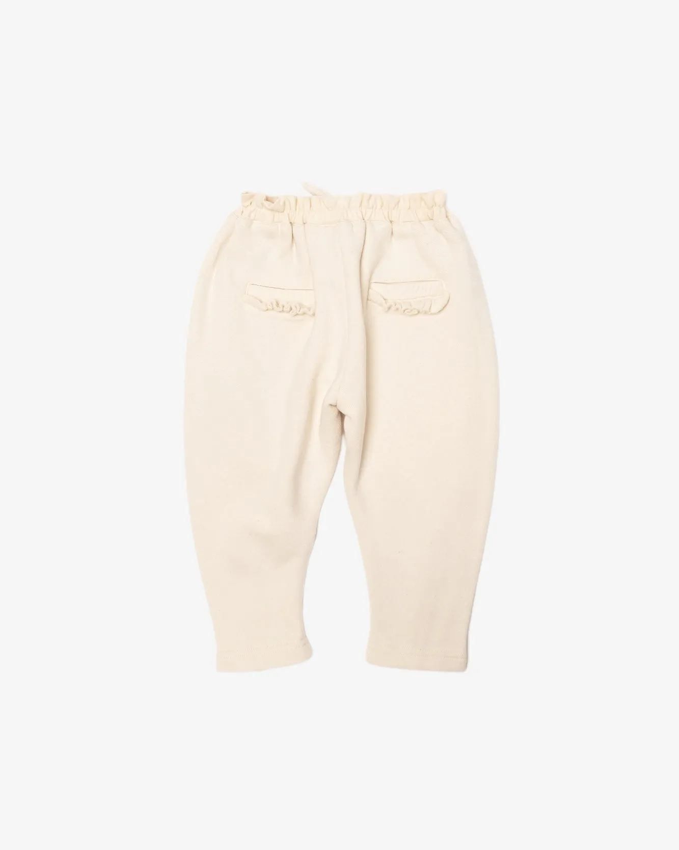 Frill Trim Pegged Pants