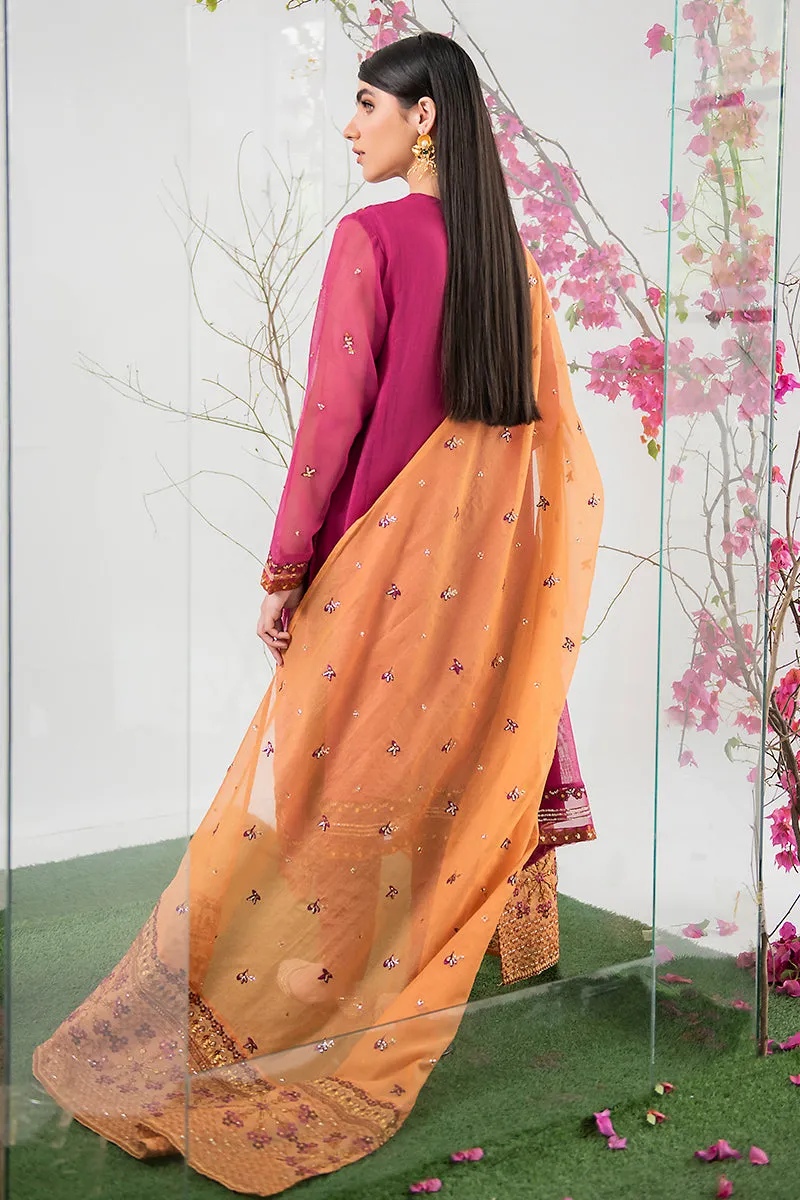 Fuchsia Pink Traditional Pakistani Salwar Kameez Dupatta Salwar Suit
