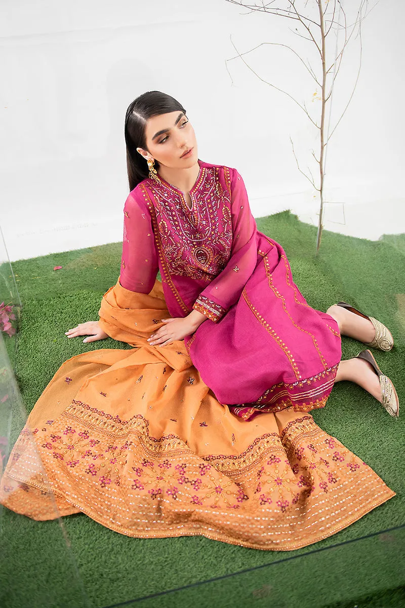 Fuchsia Pink Traditional Pakistani Salwar Kameez Dupatta Salwar Suit
