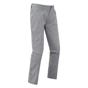 Galvin Green Mens NATE Ventil8  HOUNDSTOOTH Golf Pants - BLACK/WHITE